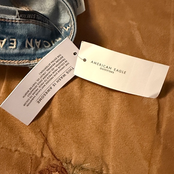 American Eagle Outfitters Denim Blue Skinny Jeans size 8 brand new with tags - Picture 7 of 7